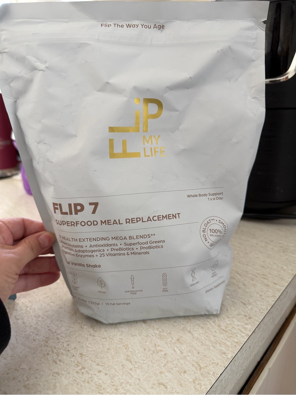 Flip 7 Superfood Meal Replacement - vital Vanilla Shake
